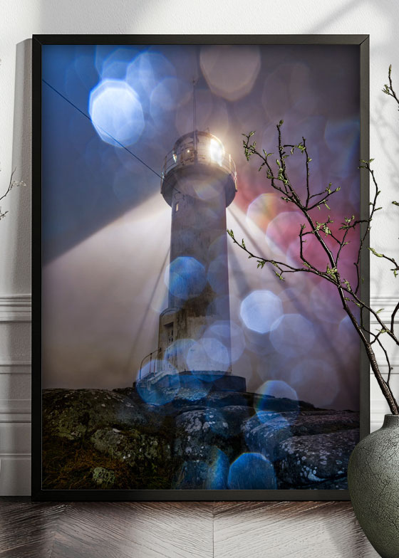 Holmström - Subbe Lighthouse in Fog