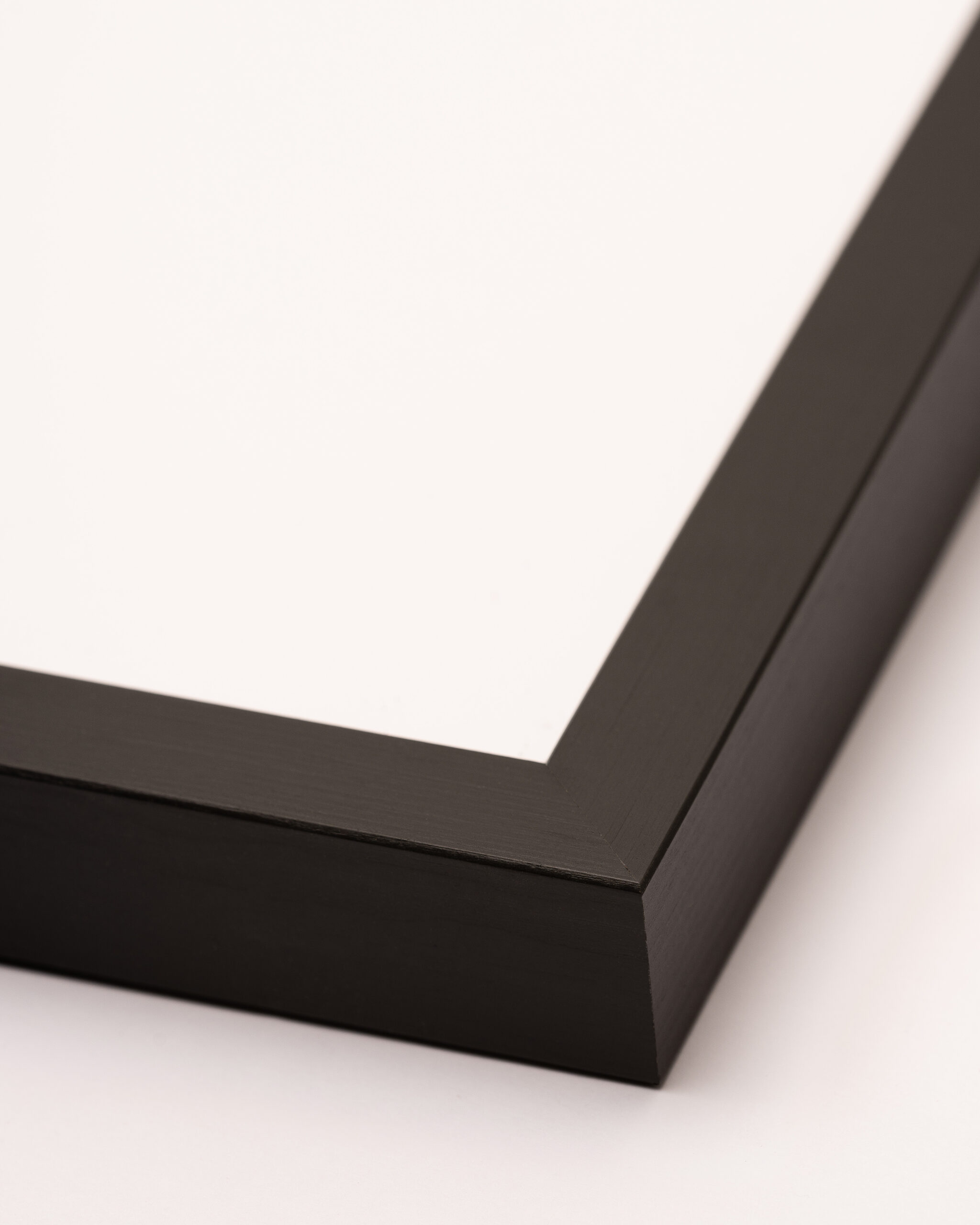 Black wooden frame