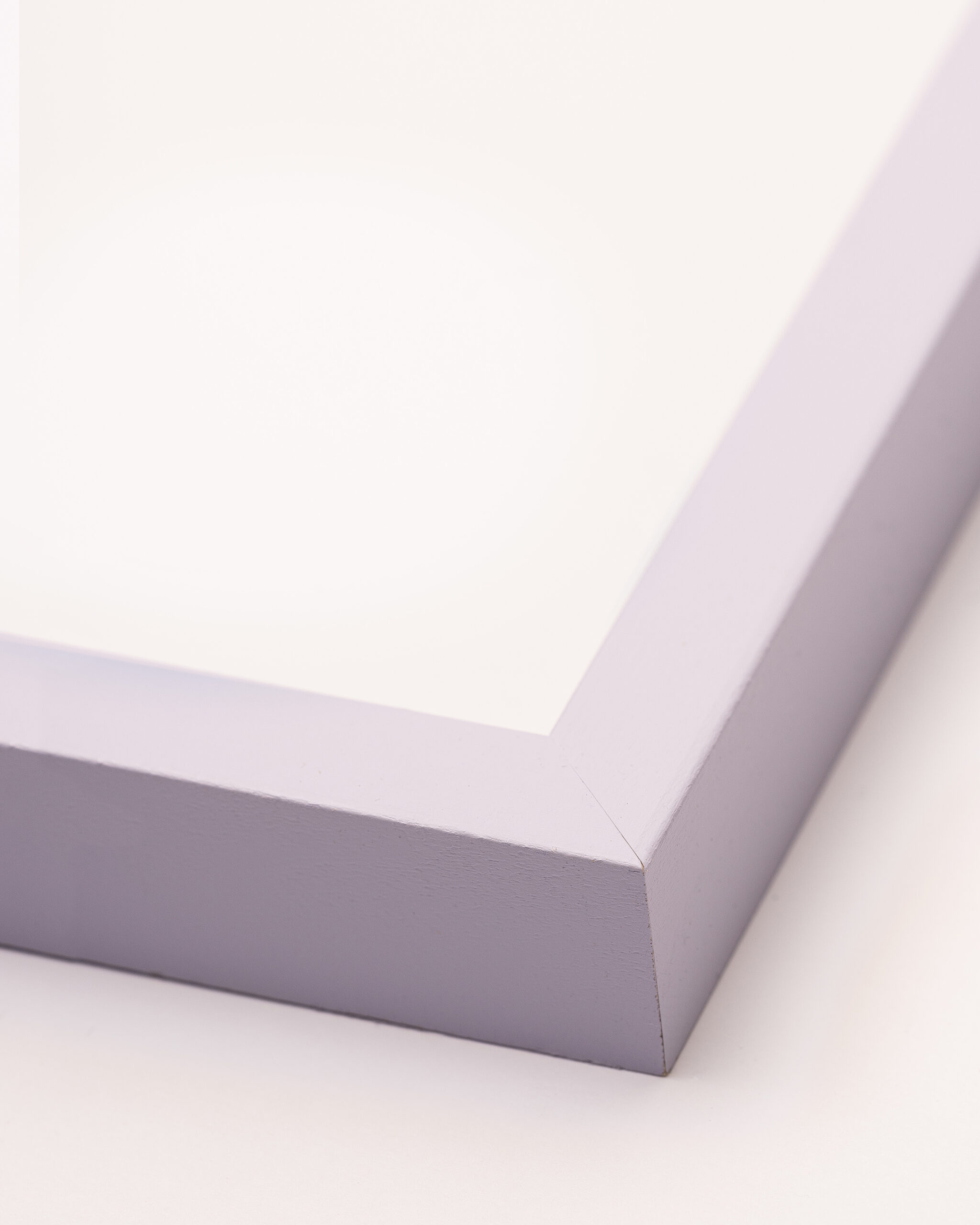Light purple wooden frame