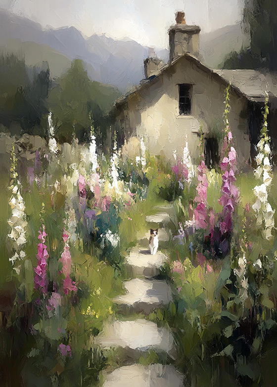 JazzyWalls - The summer cat