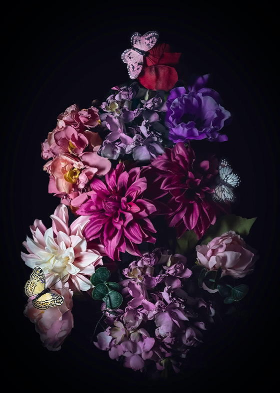 EvaSoderberg - Flower bouquet butterflies